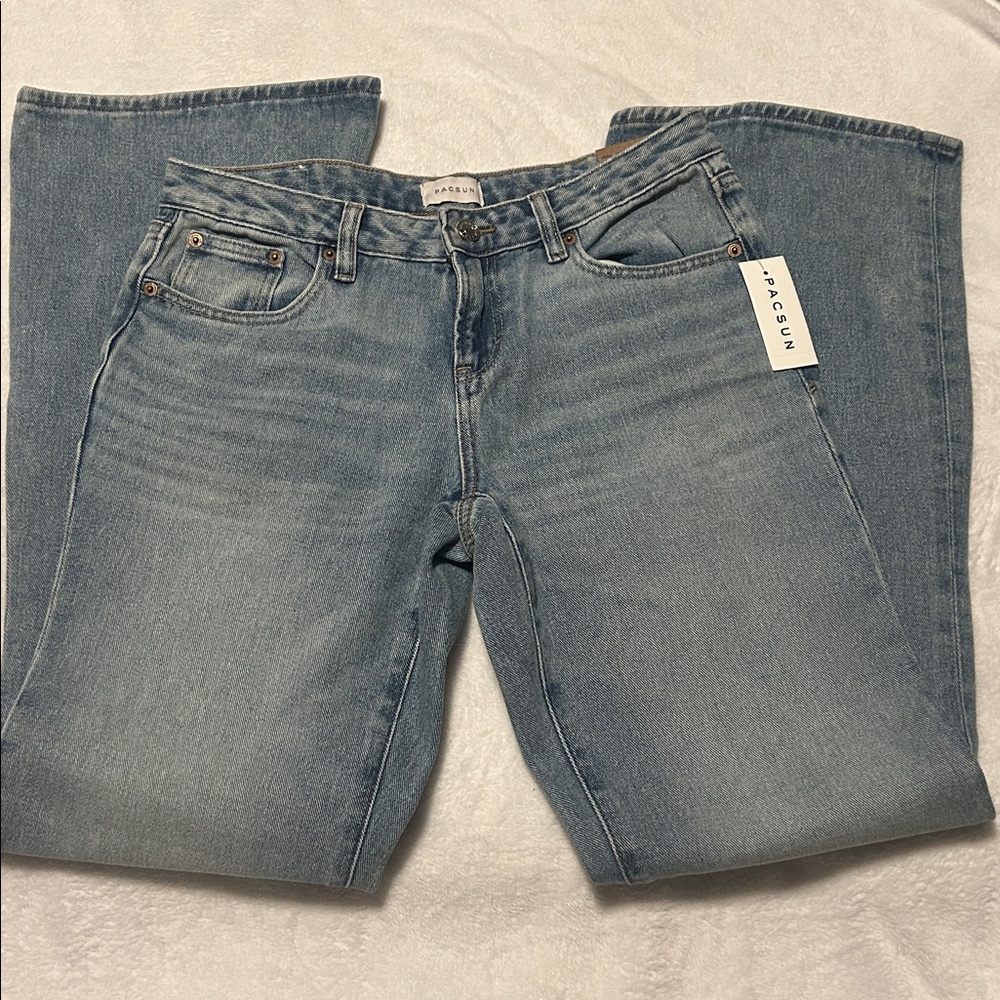PacSun Light Blue low rise/Leg Jeans
